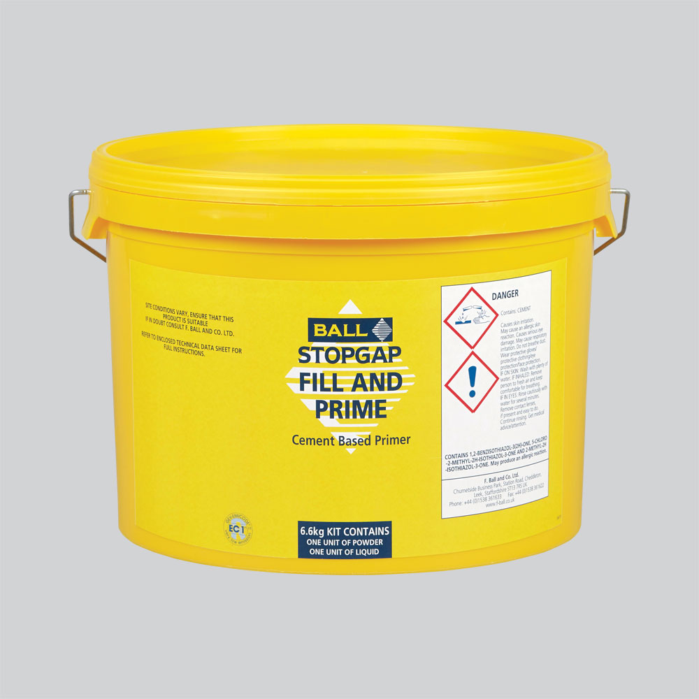 Stopgap Fill and Prime Flexible Cement Based Primer